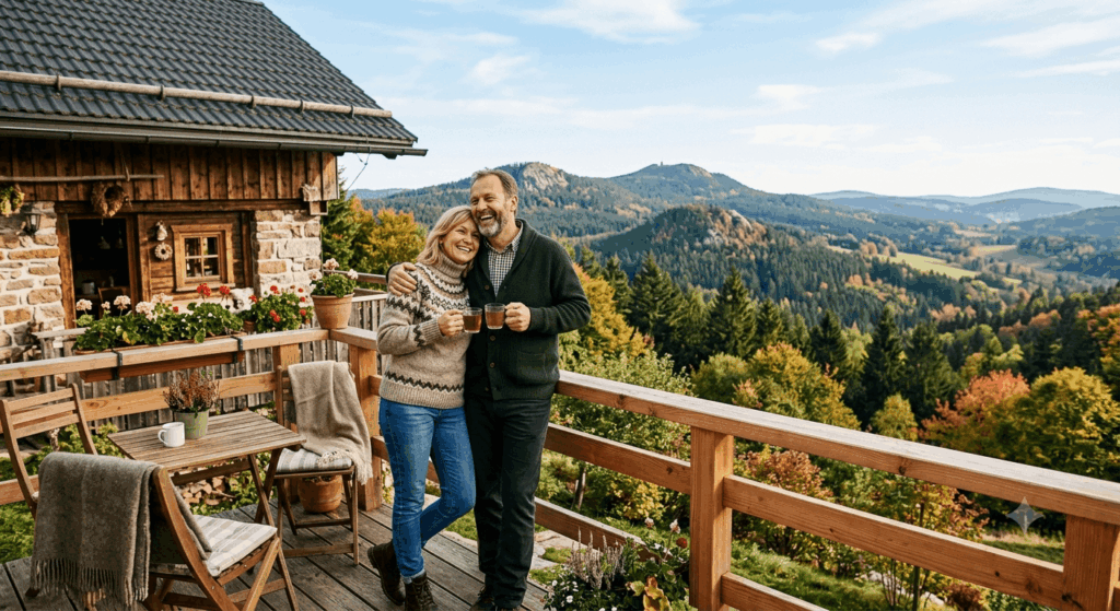 Glückliches Paar Haus Die beliebtesten Wohnorte rund um das Fichtelgebirge
